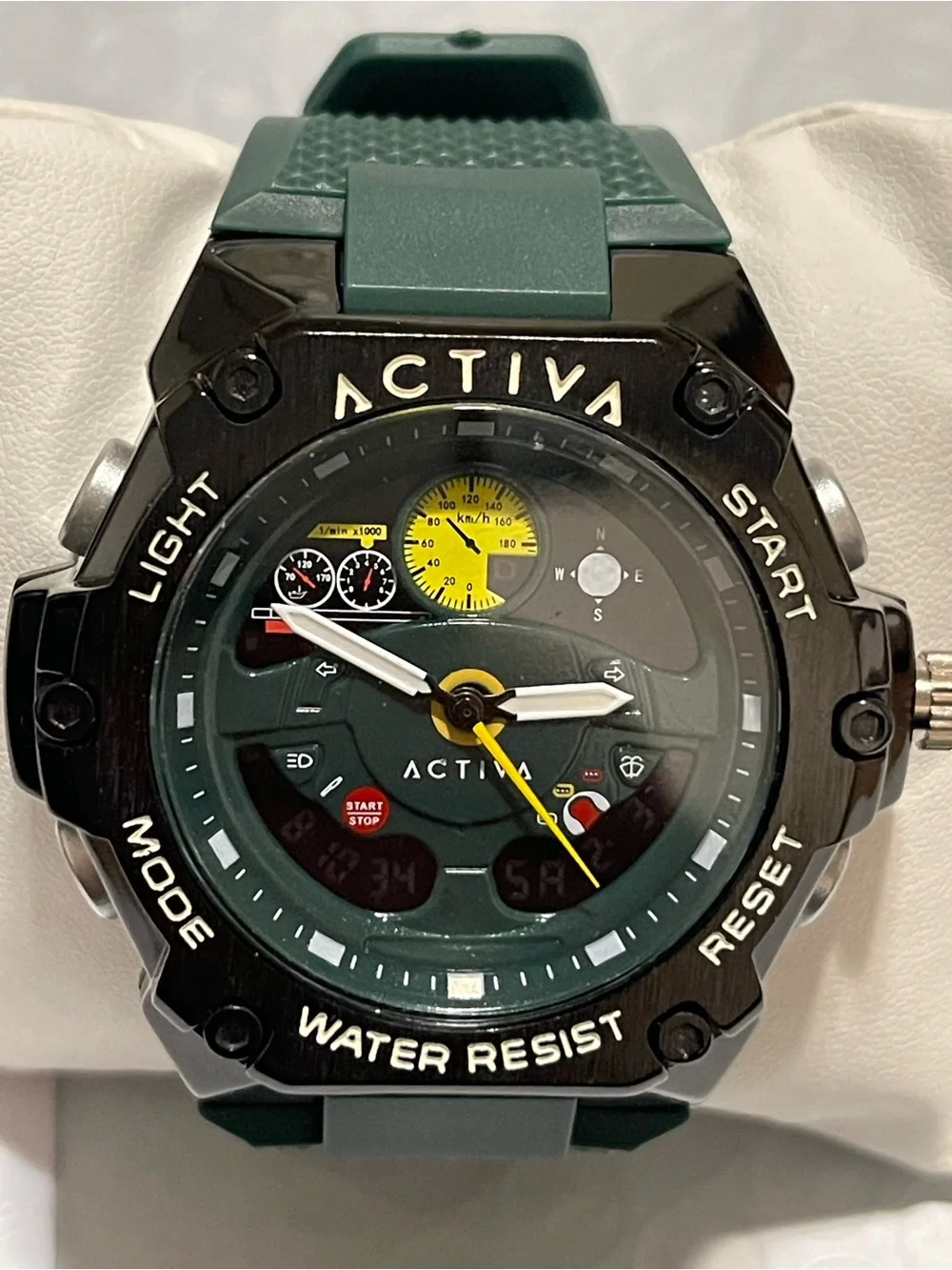Activa X Invicta Analog Digital Men's Watch - 55mm. Green
